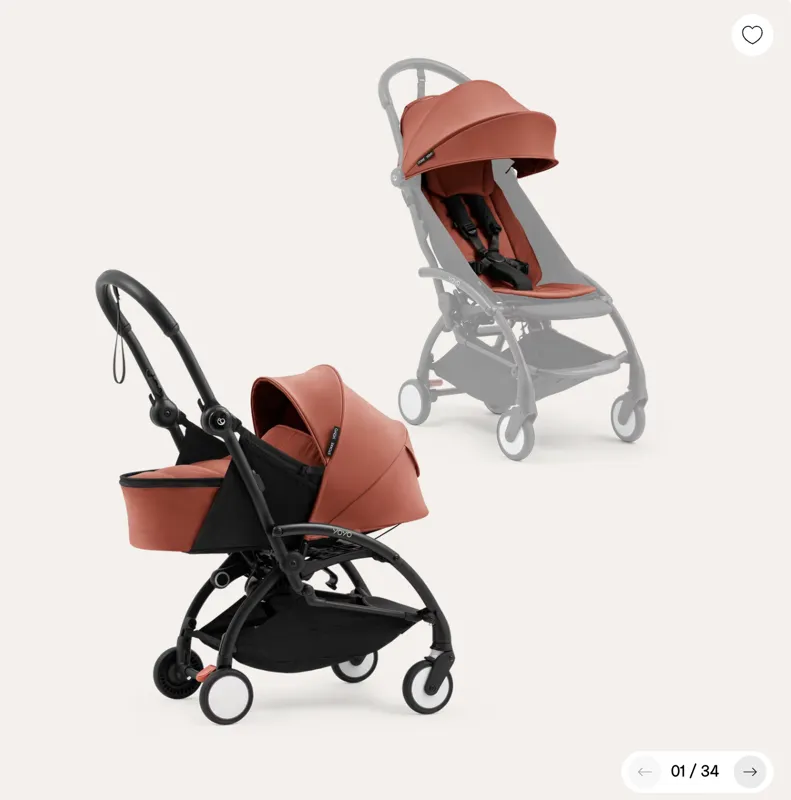 Poussette yoyo avec pack nouveau-né